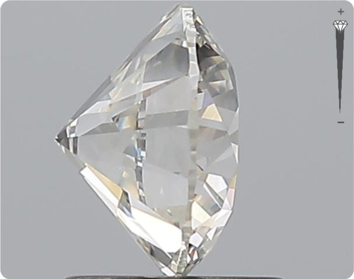 Diamant naturel 0.90ct GIA | Couleur D | Pureté VVS2 | Taille ronde | TB EX GD #D10052