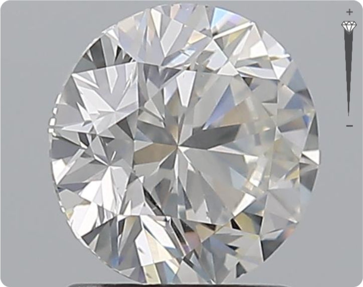 Diamant naturel 0.90ct GIA | Couleur D | Pureté VVS2 | Taille ronde | TB EX GD #D10052