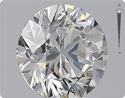 Natürlicher 1.01ct GIA Diamant | Farbe I | Reinheit SI2 | Rundschliff | EX EX EX #D10053
