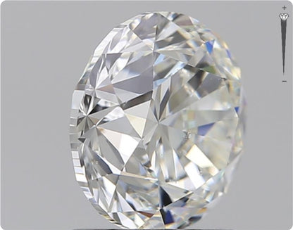 Diamant naturel de 0.70 ct GIA | Couleur F | Pureté SI1 | Taille ronde | TB EX TB #D10054