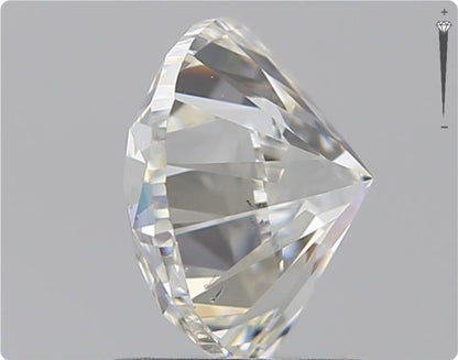 Diamant naturel de 0.70 ct GIA | Couleur F | Pureté SI1 | Taille ronde | TB EX TB #D10054