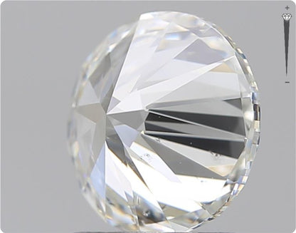 Diamant naturel de 0.70 ct GIA | Couleur F | Pureté SI1 | Taille ronde | TB EX TB #D10054