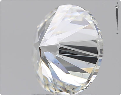Diamant naturel de 0.70 ct GIA | Couleur F | Pureté SI1 | Taille ronde | TB EX TB #D10054