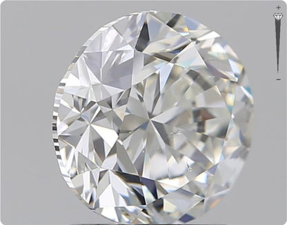 Diamant naturel de 0.70 ct GIA | Couleur F | Pureté SI1 | Taille ronde | TB EX TB #D10054