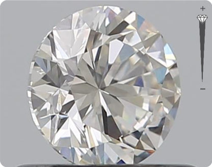 Diamant naturel certifié GIA de 0,70 ct | Couleur E | Pureté SI2 | Taille ronde | EX EX EX #D10058