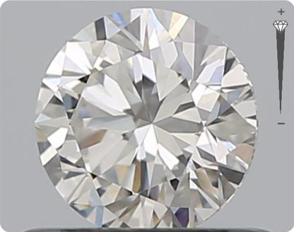 Diamant naturel certifié GIA de 0,70 ct | Couleur E | Pureté SI2 | Taille ronde | EX EX EX #D10058