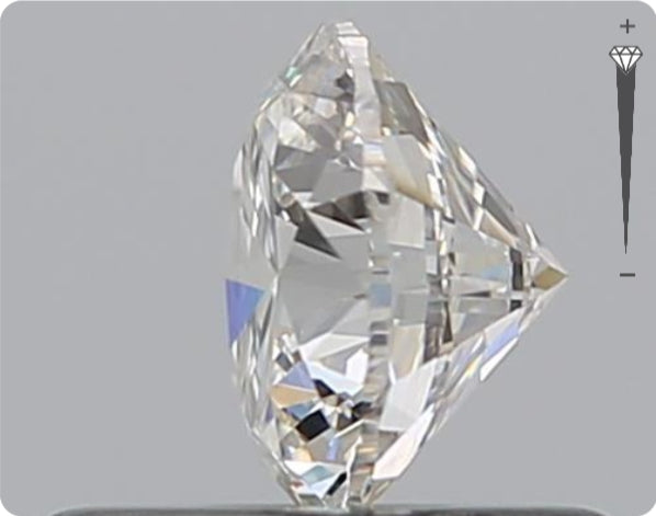 Diamant naturel certifié GIA de 0,70 ct | Couleur E | Pureté SI2 | Taille ronde | EX EX EX #D10058