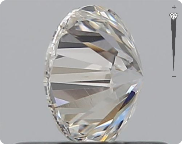Diamant naturel certifié GIA de 0,70 ct | Couleur E | Pureté SI2 | Taille ronde | EX EX EX #D10058