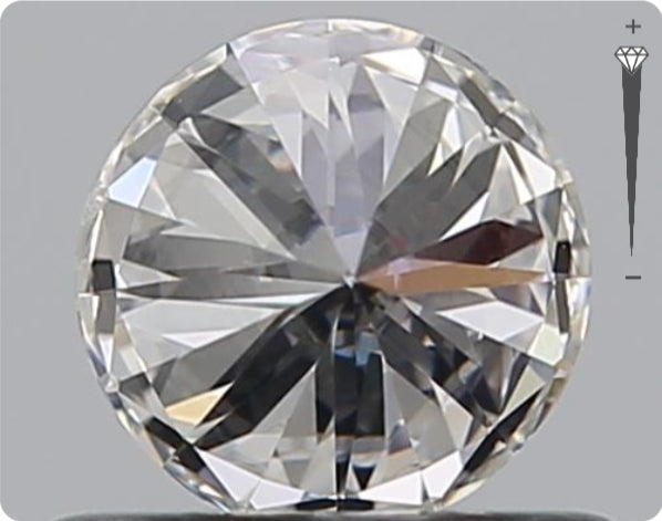Diamant naturel certifié GIA de 0,70 ct | Couleur E | Pureté SI2 | Taille ronde | EX EX EX #D10058