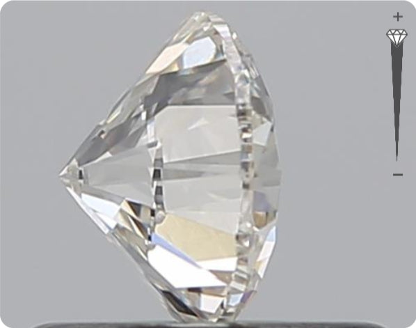 Diamant naturel certifié GIA de 0,70 ct | Couleur E | Pureté SI2 | Taille ronde | EX EX EX #D10058