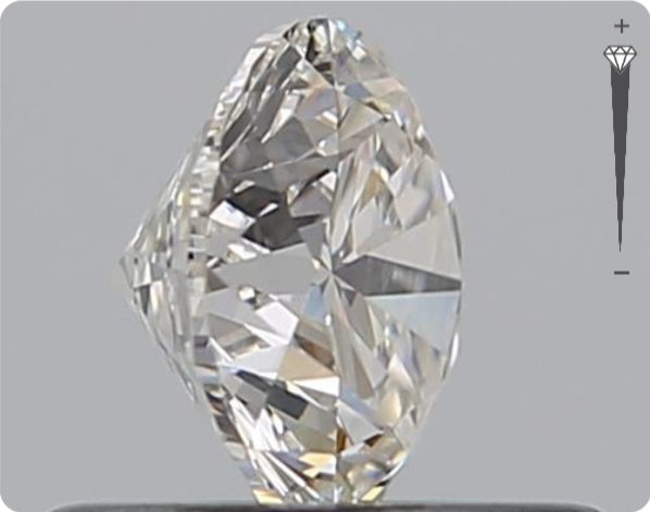 Diamant naturel certifié GIA de 0,70 ct | Couleur E | Pureté SI2 | Taille ronde | EX EX EX #D10058