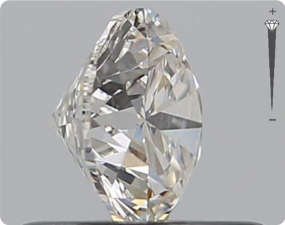 Diamant naturel certifié GIA de 0,70 ct | Couleur E | Pureté SI2 | Taille ronde | EX EX EX #D10058