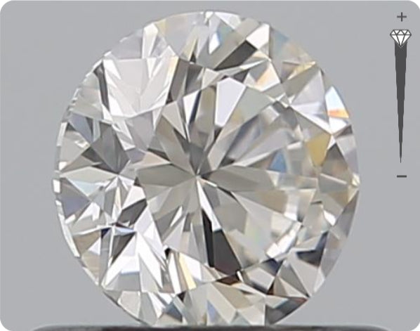 Diamant naturel certifié GIA de 0,70 ct | Couleur E | Pureté SI2 | Taille ronde | EX EX EX #D10058