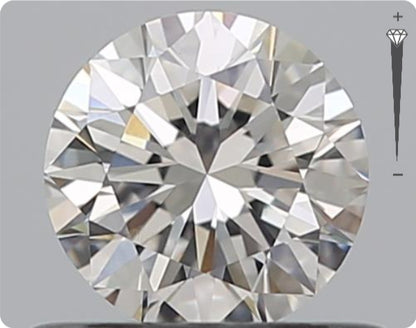 Diamant naturel certifié GIA de 0,70 ct | Couleur E | Pureté SI2 | Taille ronde | EX EX EX #D10058