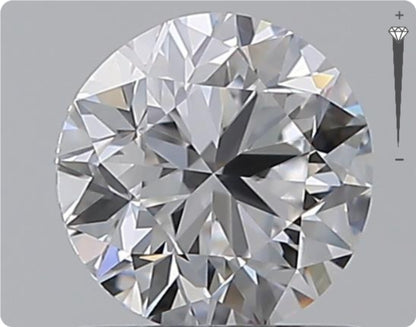 Natural 0.73ct GIA Diamond | Color E | Clarity VVS1 | Round Brilliant Cut | EX EX EX #D10059