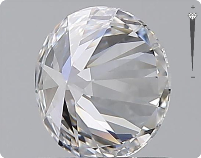 Natural 0.73ct GIA Diamond | Color E | Clarity VVS1 | Round Brilliant Cut | EX EX EX #D10059