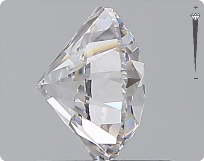 Natural 0.73ct GIA Diamond | Color E | Clarity VVS1 | Round Brilliant Cut | EX EX EX #D10059