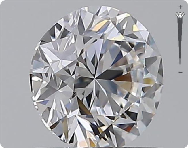 Natural 0.73ct GIA Diamond | Color E | Clarity VVS1 | Round Brilliant Cut | EX EX EX #D10059