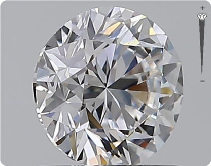 Natural 0.73ct GIA Diamond | Color E | Clarity VVS1 | Round Brilliant Cut | EX EX EX #D10059