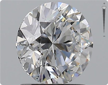 Diamant naturel GIA de 0.90ct | Couleur F | Pureté VVS1 | Taille ronde | EX EX EX #D10064