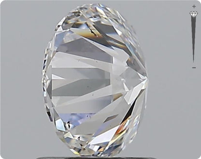Diamant naturel GIA de 0.90ct | Couleur F | Pureté VVS1 | Taille ronde | EX EX EX #D10064