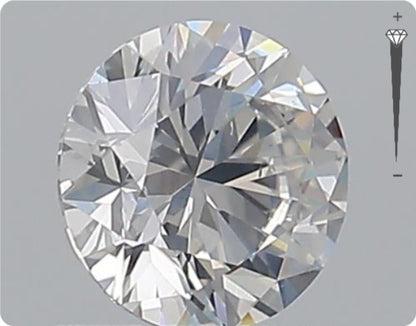 Diamant naturel GIA 0.73ct | Couleur F | Pureté SI1 | Taille Ronde | EX EX EX #D10065