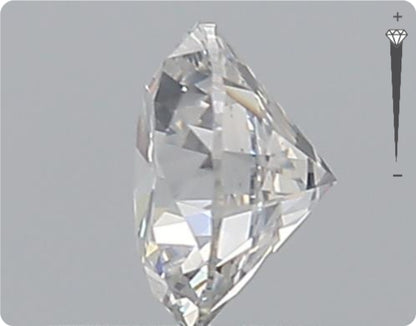 Diamant naturel GIA 0.73ct | Couleur F | Pureté SI1 | Taille Ronde | EX EX EX #D10065