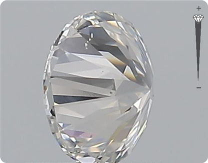Diamant naturel GIA 0.73ct | Couleur F | Pureté SI1 | Taille Ronde | EX EX EX #D10065