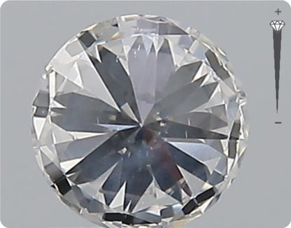 Diamant naturel GIA 0.73ct | Couleur F | Pureté SI1 | Taille Ronde | EX EX EX #D10065