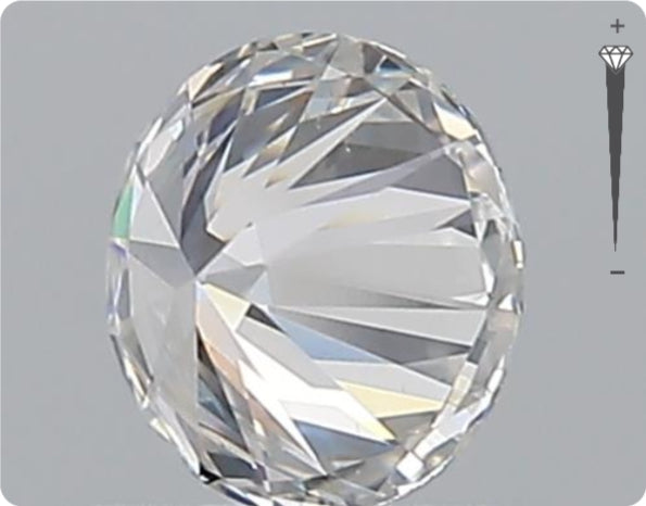 Diamant naturel GIA 0.73ct | Couleur F | Pureté SI1 | Taille Ronde | EX EX EX #D10065