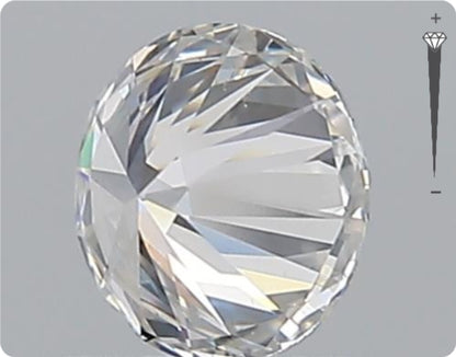 Diamant naturel GIA 0.73ct | Couleur F | Pureté SI1 | Taille Ronde | EX EX EX #D10065