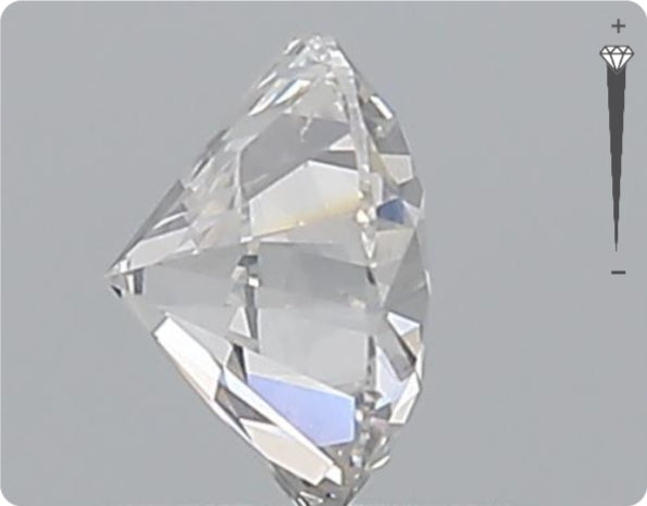 Diamant naturel GIA 0.73ct | Couleur F | Pureté SI1 | Taille Ronde | EX EX EX #D10065