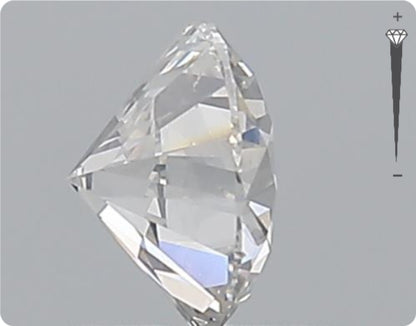 Diamant naturel GIA 0.73ct | Couleur F | Pureté SI1 | Taille Ronde | EX EX EX #D10065