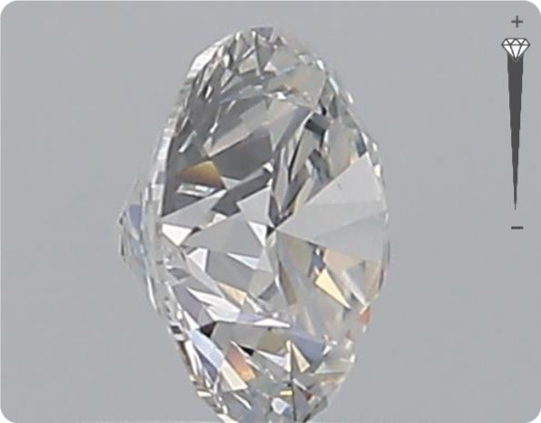 Diamant naturel GIA 0.73ct | Couleur F | Pureté SI1 | Taille Ronde | EX EX EX #D10065