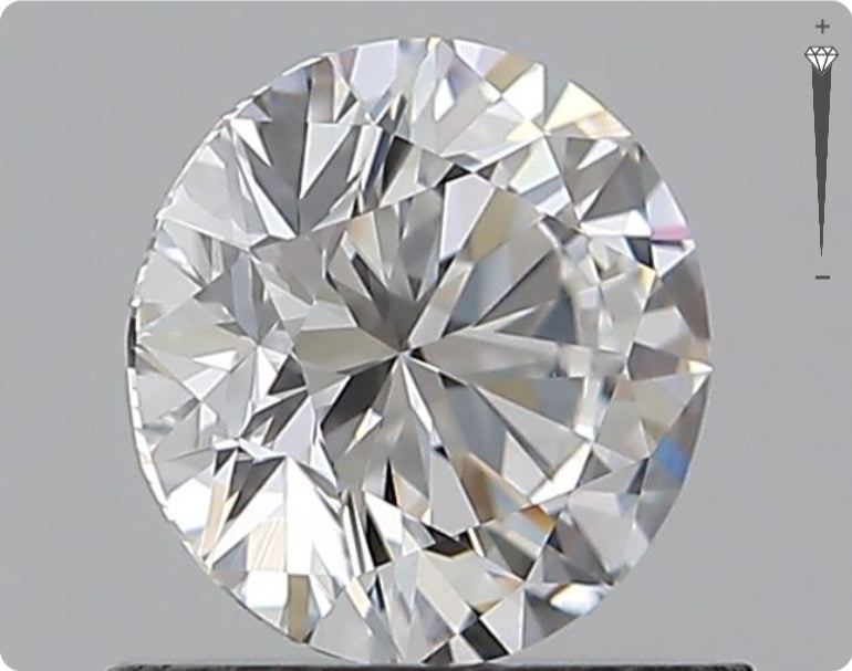 Natural 0.50ct GIA Diamond | Color D | Clarity IF | Round Brilliant Cut | VG EX VG #D10068