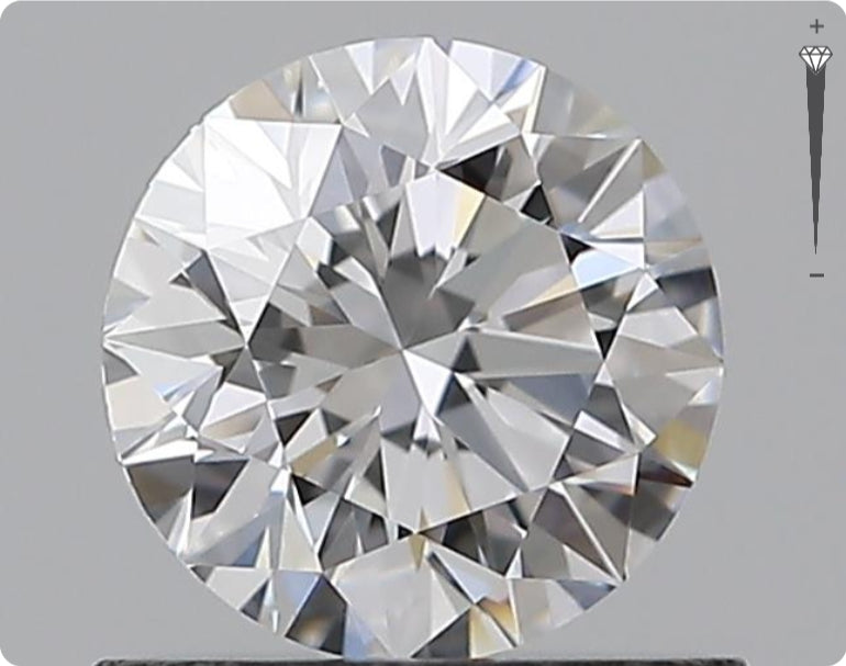 Natural 0.50ct GIA Diamond | Color D | Clarity IF | Round Brilliant Cut | VG EX VG #D10068