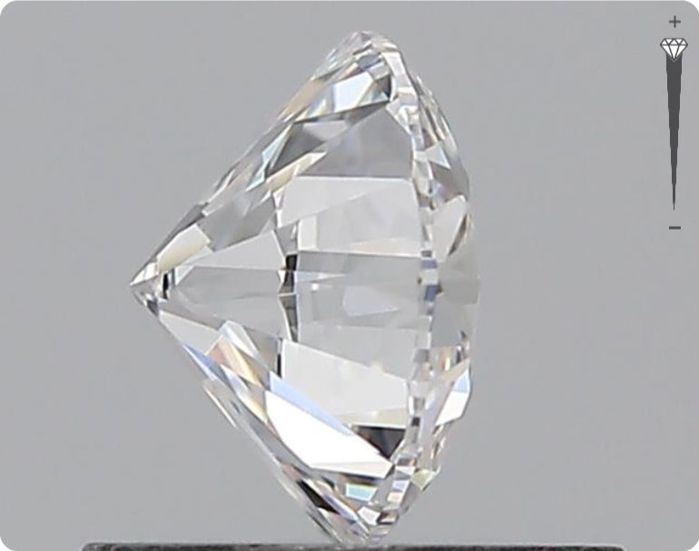 Natural 0.50ct GIA Diamond | Color D | Clarity IF | Round Brilliant Cut | VG EX VG #D10068