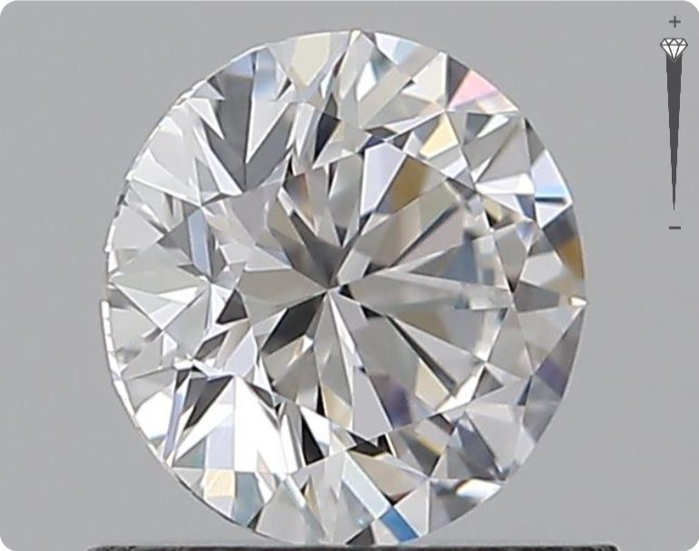 Natural 0.50ct GIA Diamond | Color D | Clarity IF | Round Brilliant Cut | VG EX VG #D10068