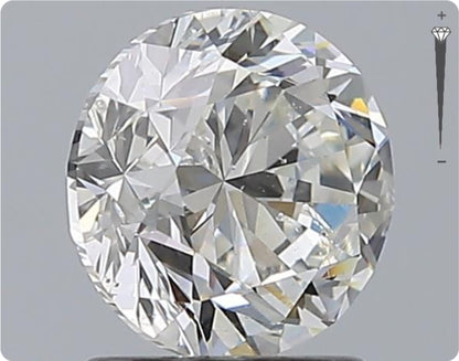 Diamant naturel GIA 1,50 ct | Couleur H | Pureté SI2 | Taille ronde | TB EX TB #D10072
