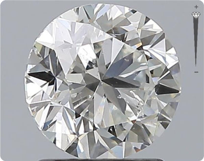Diamant naturel GIA 1,50 ct | Couleur H | Pureté SI2 | Taille ronde | TB EX TB #D10072