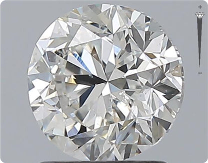 Diamant naturel GIA 1,50 ct | Couleur H | Pureté SI2 | Taille ronde | TB EX TB #D10072