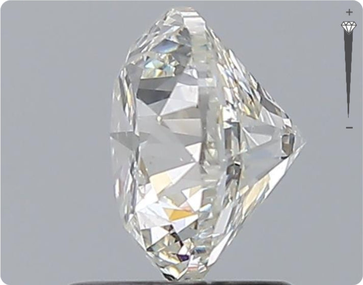 Diamant naturel GIA 1,50 ct | Couleur H | Pureté SI2 | Taille ronde | TB EX TB #D10072