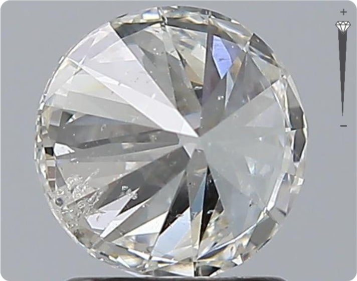 Diamant naturel GIA 1,50 ct | Couleur H | Pureté SI2 | Taille ronde | TB EX TB #D10072