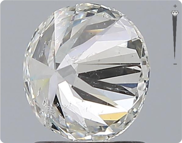 Diamant naturel GIA 1,50 ct | Couleur H | Pureté SI2 | Taille ronde | TB EX TB #D10072