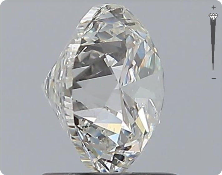 Diamant naturel GIA 1,50 ct | Couleur H | Pureté SI2 | Taille ronde | TB EX TB #D10072