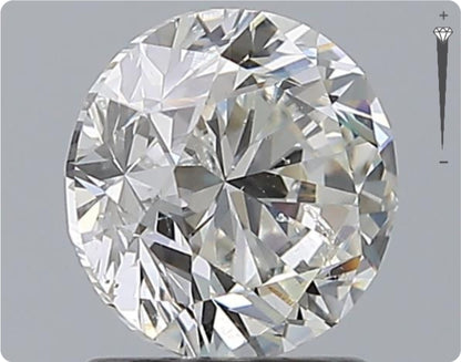 Diamant naturel GIA 1,50 ct | Couleur H | Pureté SI2 | Taille ronde | TB EX TB #D10072