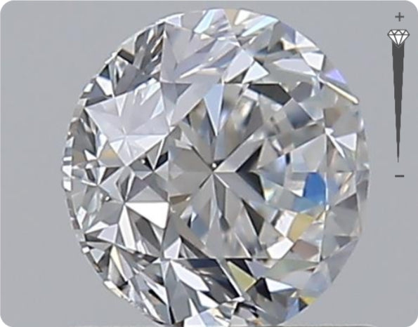 Natural 0.53ct GIA Diamond | Color E | Clarity VVS2 | Round Brilliant Cut | EX EX EX #D10073