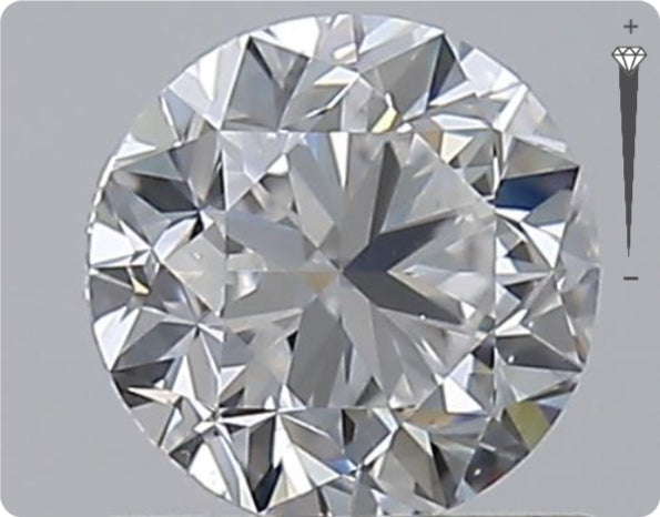 Natural 0.53ct GIA Diamond | Color E | Clarity VVS2 | Round Brilliant Cut | EX EX EX #D10073