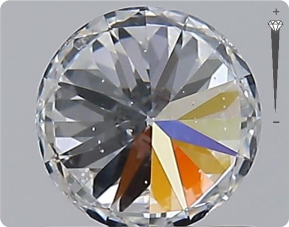Natural 0.53ct GIA Diamond | Color E | Clarity VVS2 | Round Brilliant Cut | EX EX EX #D10073