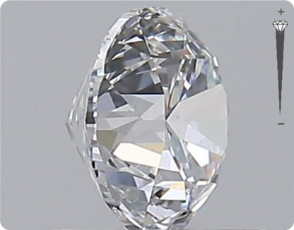 Natural 0.53ct GIA Diamond | Color E | Clarity VVS2 | Round Brilliant Cut | EX EX EX #D10073